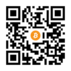 bitcoin:126yq9VwG3L6Z7FeRf8GddaHeD1UT3EfMG black Bitcoin QR code