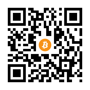 bitcoin:12JF3cdozzaqjzHPKbjUVCHu2XFopeGy2b black Bitcoin QR code