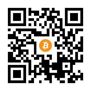 bitcoin:12LGtnusgHL3FWN26SRc9WpAGrWxNptrCK black Bitcoin QR code