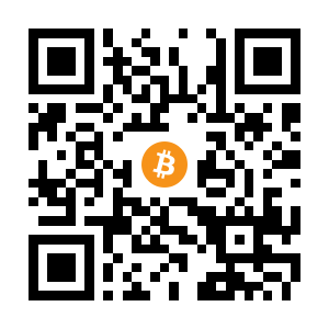 bitcoin:12LKjZxrwCPqeHfNejvaedCyw4HngJFs1W black Bitcoin QR code