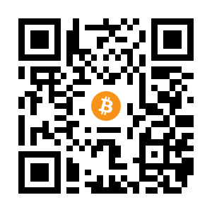 bitcoin:12NYSrEkcGdASJaYLKxEdMHgoTF7tN6Bvh black Bitcoin QR code