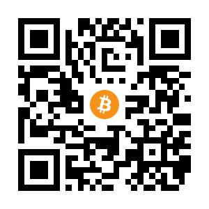 bitcoin:12ozWMCTj5qcySDBYnuw1P1DCrRhyjGGHy black Bitcoin QR code