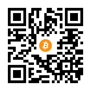 bitcoin:12r5jE7qAwbwNRjPk3TVuum7dFhtYak9Mo black Bitcoin QR code