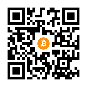 bitcoin:12tfa1qnvLX7UoKoeN7aMYPstLQjyYxwtX black Bitcoin QR code