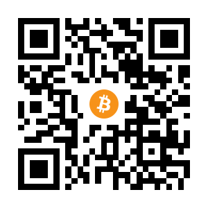 bitcoin:12wFYcojnWj4JNMG37pxK7H4dwTrdMoVhq black Bitcoin QR code