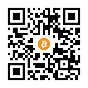 bitcoin:12yePmcVhMzzHYwh4BpVF3Cm1bYL9mqyKc black Bitcoin QR code
