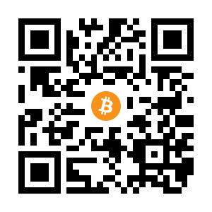 bitcoin:13M4B3me3dD9p4HysGwvP2g47YWfs93ekY black Bitcoin QR code