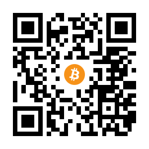 bitcoin:13wfaoYoNt4CwnLsz1DDdw71fHZe4tsqH2 black Bitcoin QR code