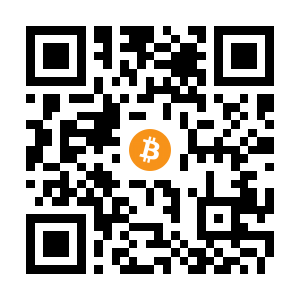 bitcoin:143UQq4m7nEACJNFMJcSq479YtE3Y2vTJe black Bitcoin QR code
