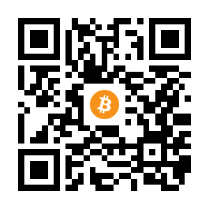 bitcoin:14SmRrGuj4AhBS7edmVqy2RLe1CWxhbro3 black Bitcoin QR code