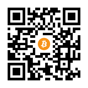bitcoin:14UeyAD9rQCSJgdJzuzFgShq84gW62Bsat black Bitcoin QR code