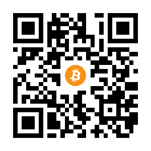 bitcoin:153V7D98YQT8CaoaAiodPHQPrb1oraSr5M black Bitcoin QR code