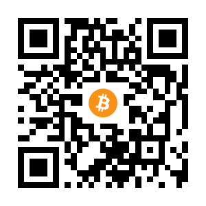 bitcoin:15Exz1BAVan4Eweagy1rcPJnfyc6KJ4GvL black Bitcoin QR code