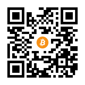 bitcoin:15bJcQSzr61KfAGLD92orMTd24yvNW1fkX black Bitcoin QR code
