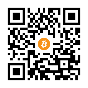 bitcoin:15kpwBXBQ36CTNjMDzcahmMi1EjP6GotkM black Bitcoin QR code