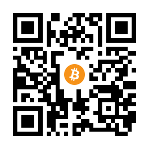 bitcoin:15rfhRSm2TNBhgxaUknF5Z9Zc9vJokNnh4 black Bitcoin QR code