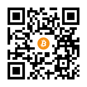 bitcoin:15wF8T15j9BKCVXWnnZiTMck7zyQbxdVAj black Bitcoin QR code