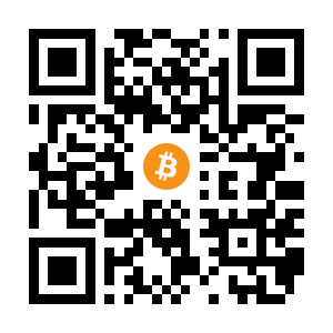bitcoin:16PJ3HuJMULUf5KsgDCV3FA9CNb38aXtro black Bitcoin QR code