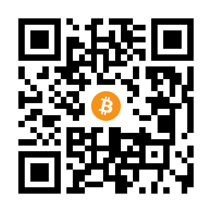 bitcoin:16VcSbHGZBHAfAGgyBTj5S4EA6eEJtvMPa black Bitcoin QR code