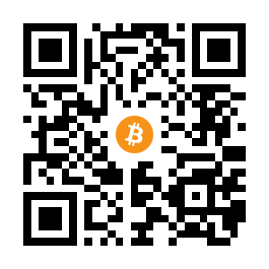 bitcoin:16oKJMcUZkDbq2tXDr9Fm2HwgBAkJPquyU black Bitcoin QR code