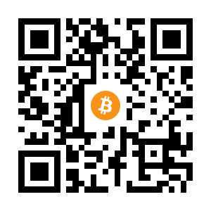bitcoin:16xDk9fHgJUbgU92gfFpSM1QYqZGSLspR6 black Bitcoin QR code