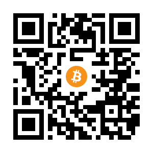 bitcoin:17TuXBTLjWE7wRuAd6eCph6zdAE4i6Jjgw black Bitcoin QR code