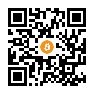 bitcoin:18AGMHgAn2d9f5Lia7eDv52t4SVPy3u5Sp black Bitcoin QR code