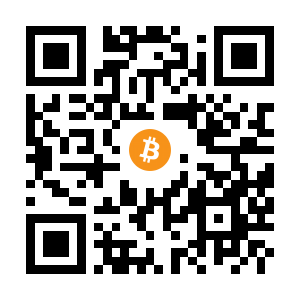 bitcoin:18LyiQGPRnk4wGWL5x8kg3Eyskateg6N4U black Bitcoin QR code