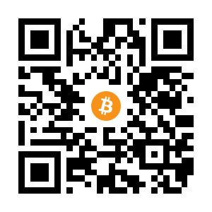 bitcoin:18yydVThWQogEdQGMfegMnyqZv9Qzt3SmF black Bitcoin QR code