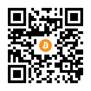 bitcoin:192VxYebrNF5cAgav59ZLLW3AviPT457Mb black Bitcoin QR code