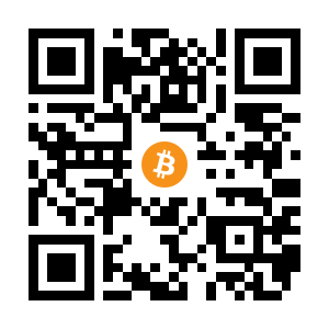 bitcoin:19k1t3QCQeqfZP2CdVvyZAjpqdK9KbC8qd black Bitcoin QR code