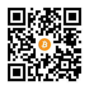 bitcoin:19ynePWmnTg29knBqws1rGuJD4WCo6Qjeu black Bitcoin QR code