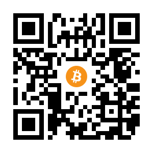 bitcoin:1A1o5FsmMPyEFgzbhXhtqa1ruGgy9bnPSJ black Bitcoin QR code