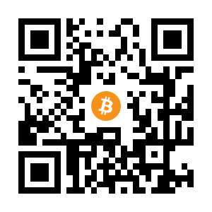 bitcoin:1ADmsQ7TmCY2sjE94vxF32GpY2tNnvzpFE black Bitcoin QR code
