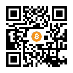 bitcoin:1AGAvShyB22eUxz1DKfBBgGENDSZP8dcq9 black Bitcoin QR code