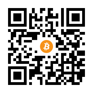 bitcoin:1AH7sTthBYdjmUg4nWFPX3iCtFyhrwfauD black Bitcoin QR code