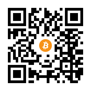 bitcoin:1AW11rBY3JfoLLkVFDSXhrcG9aGkdwh26F black Bitcoin QR code
