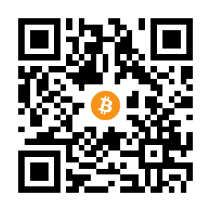 bitcoin:1AaeQjGHCgCHCK6c7T3tgGhrEDb3MAvAgH black Bitcoin QR code