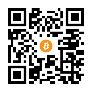bitcoin:1Ae4bo4EZuR18mTx7XVbuskGoHgCThZ7q9 black Bitcoin QR code