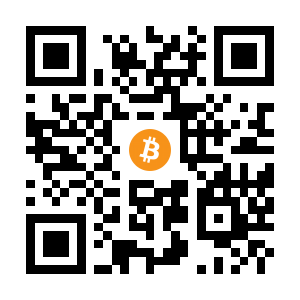 bitcoin:1AuUcgpGiuGmVFg5zT4sbE6r4hjMQGaHgb black Bitcoin QR code