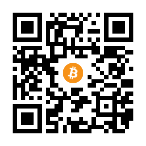 bitcoin:1Bcvi3x2XJkBkNjLD2cjMFjf7hVWLQwi51 black Bitcoin QR code