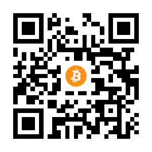 bitcoin:1BhVyVduHQLndmXfnRBWUtZ26RRf6n5EJY black Bitcoin QR code