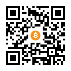 bitcoin:1BmyENXy3bmBR23neA7bGGXsGo8CwzziLy black Bitcoin QR code