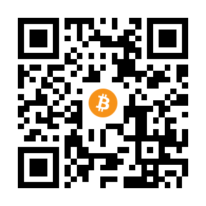 bitcoin:1BsfkPm31FELydnwfEq8RXR3NbuRYHyAu black Bitcoin QR code