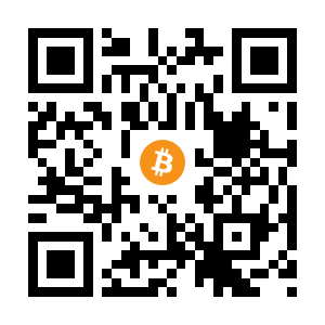 bitcoin:1CESfr13powMxMxHqx4ELDKqmnCJ2YAUd black Bitcoin QR code