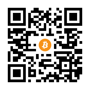 bitcoin:1Cg37VwugGN1n5J4TzHZ2yhycZsqApoHYo black Bitcoin QR code