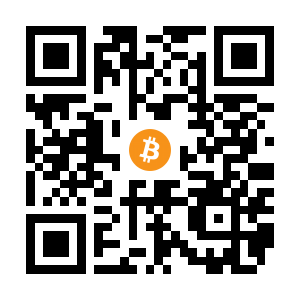 bitcoin:1Cv9KuRgrjqSTyhiRswnpPqo6MqMzkQvJq black Bitcoin QR code