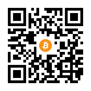 bitcoin:1DCEa2RiV7yz6bZFzcyDQzXpRc3vANyETk black Bitcoin QR code