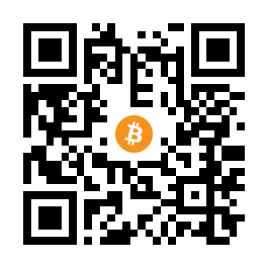 bitcoin:1DFT1yzQgWbt1ben2e5xdL9HqCmqr9VoBT black Bitcoin QR code