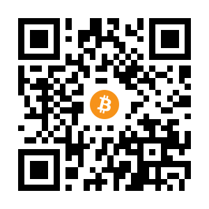 bitcoin:1DQqgrTDKLct4Xj8ZyFJ1WhsbrVMkXp5er black Bitcoin QR code
